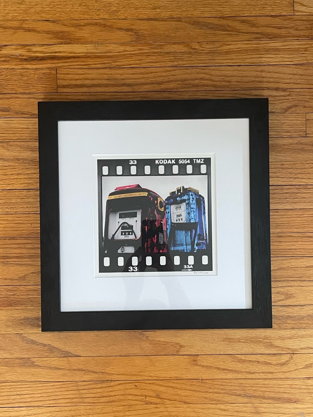 Framed Bruce Jeffries Reinfeld Pop Art Photography Print, 14” x 14”